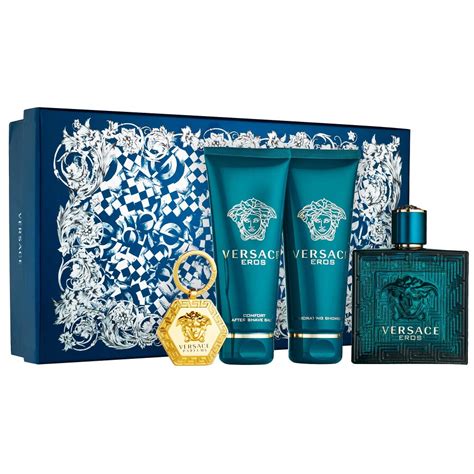 versace eros gift set superdrug|Versace Eros aftershave 100ml.